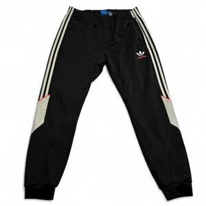 Adidas Y2K Originals Mesh Track Pants Joggers Black Pink Size M